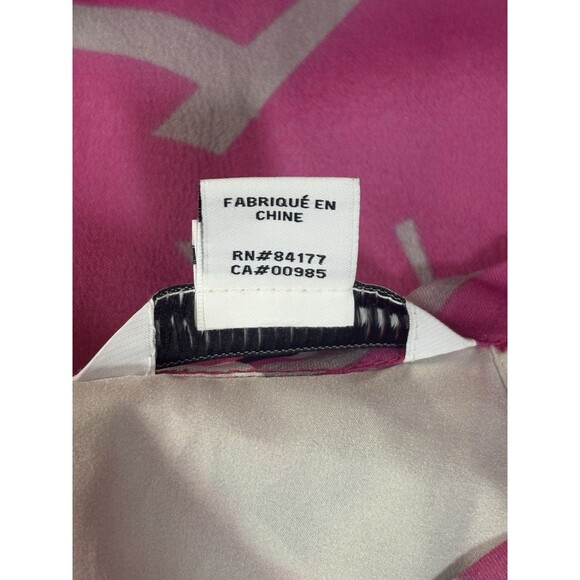 Diane von Furstenberg LAINEY Silk SUNRAY Pink Halter Chiffon Dress Womens Size 6 - Picture 7 of 13